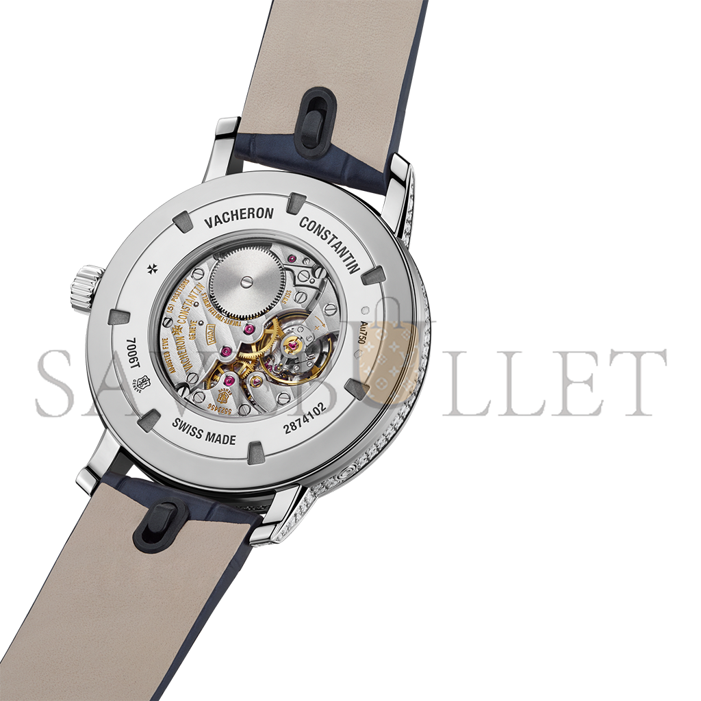 vacheron Co*sta*t*n traditionnelle moon phase 37.5 mm white gold watch 7006t/000g-b913